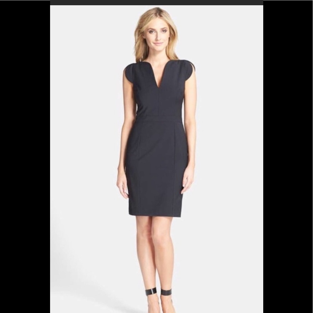 French Connection Black Sheath Dress